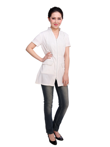 Uniforme de jaqueta esteticista